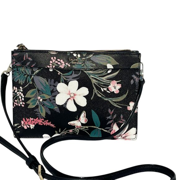Kate Spade Cameron Street Botanical Clarice Leather Crossbody - Picture 6 of 12